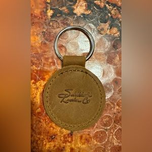 NWOT Leather Keychain